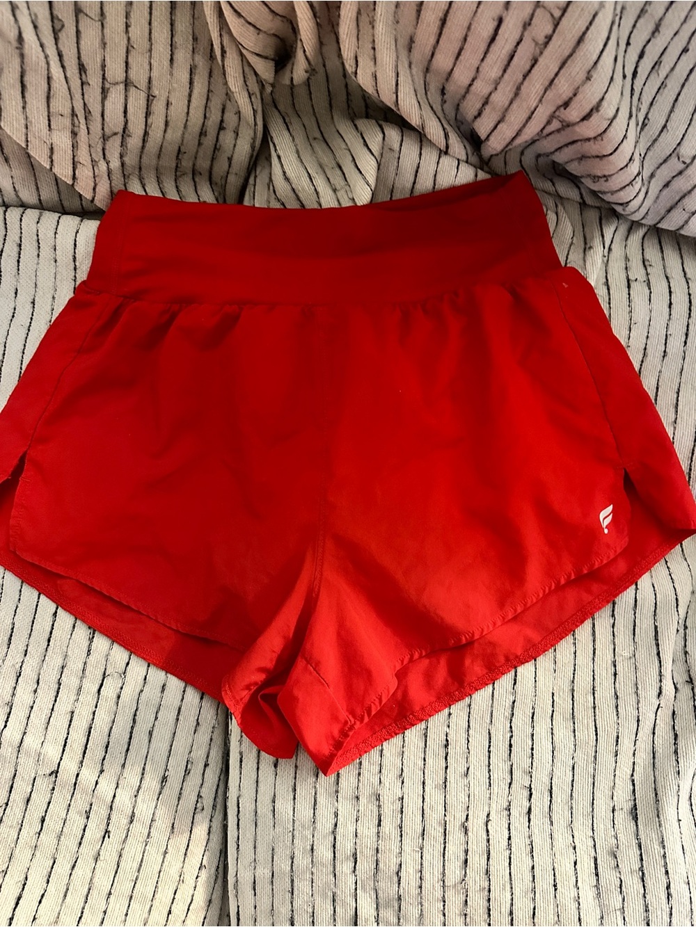 Fabletics Red Women's Athletic Shorts